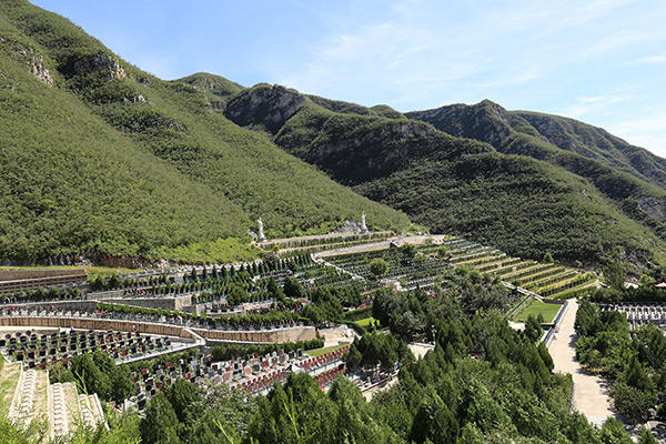 炎黄公墓在什么位置，离天寿山多远